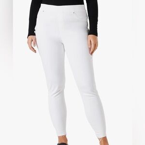 Spanx jeanish white distressed jeans ‼️LOWER PRICE‼️